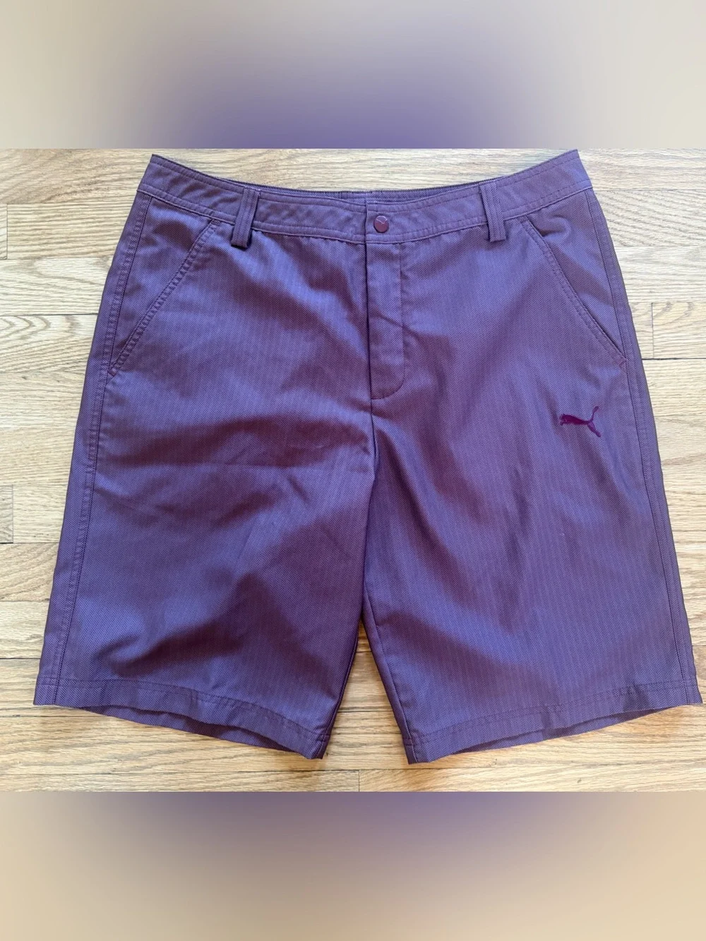 PUMA Golf Shorts Men's Sz 34 Performance Purple 838130